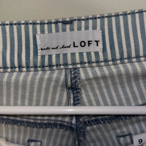 LOFT striped jeans - Picture 3 of 5